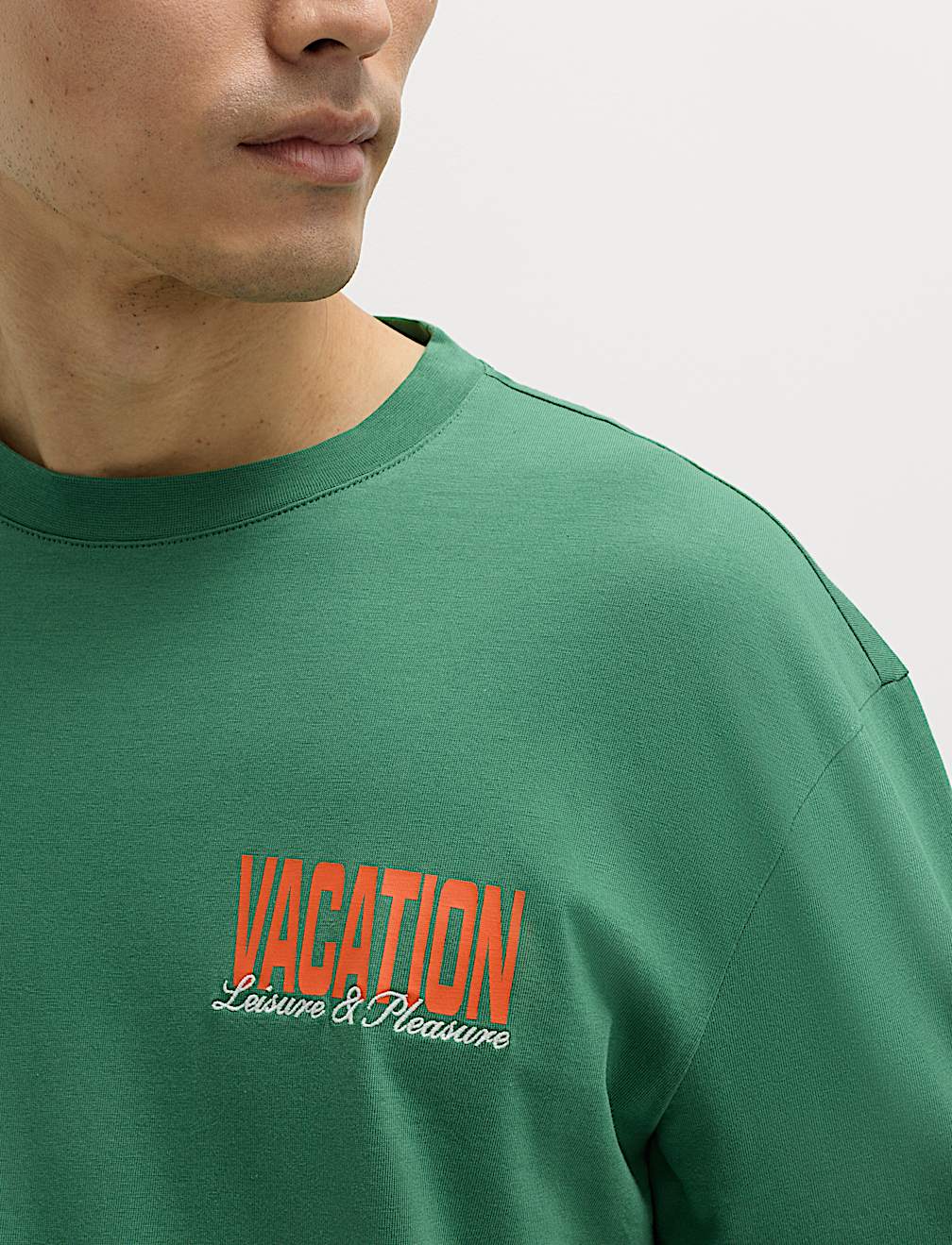 Pure Cotton Summer Vacation Slogan T shirt