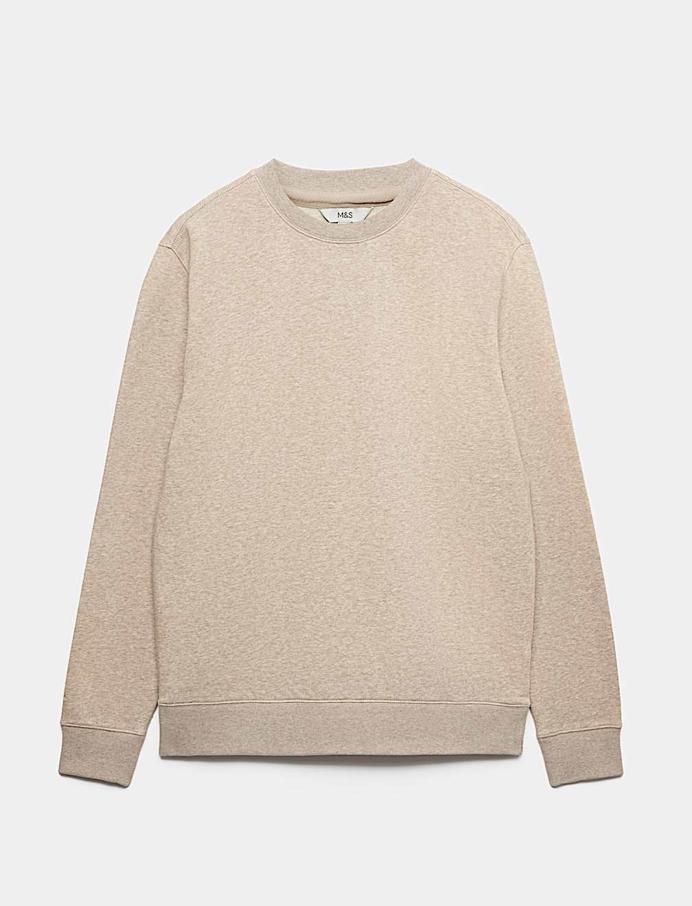 Cotton Rich Brushback Sweatshirt