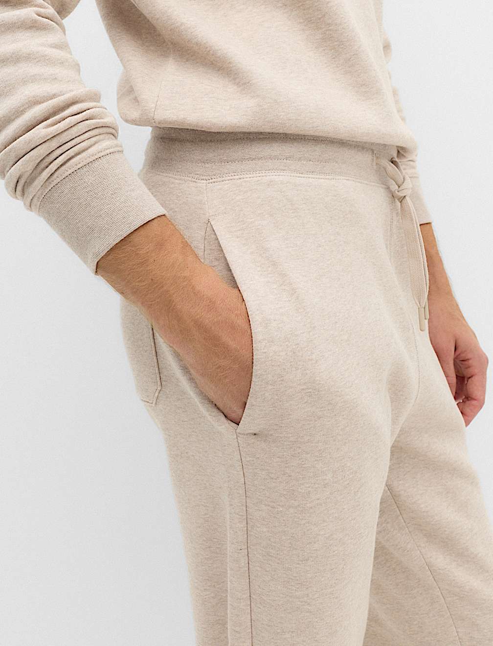 Cotton Rich Brushback Cuffed Joggers