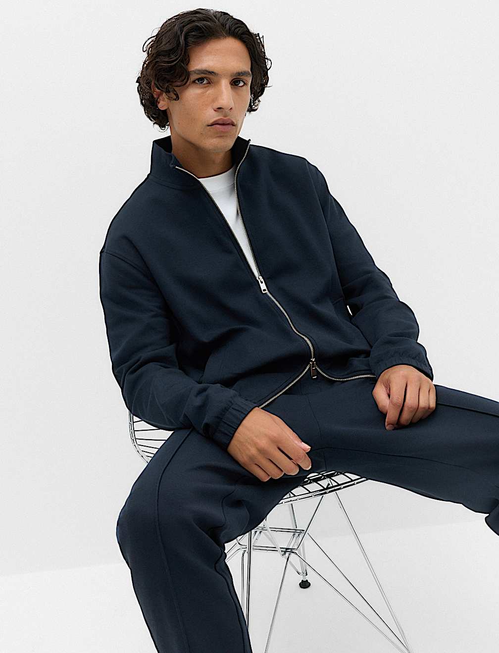 Ultimate Cotton Rich Full Zip Sweatshirt