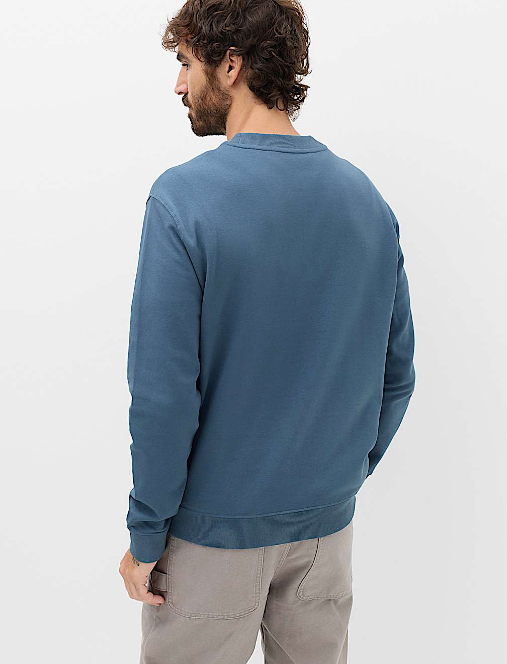 Ultimate Cotton Rich Crew Neck Sweatshirt