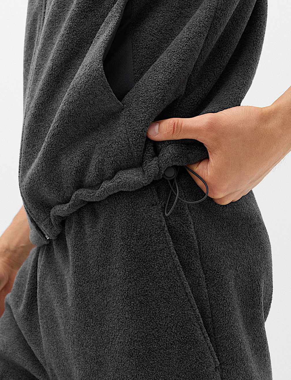 Micro Fleece Zip Up Funnel Neck Gilet