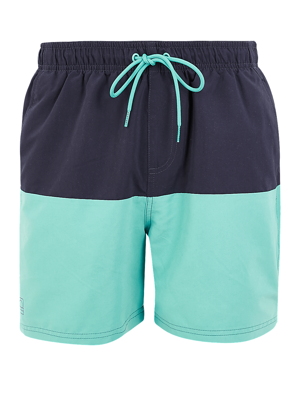 Quick Dry Colour Block Swim Shorts