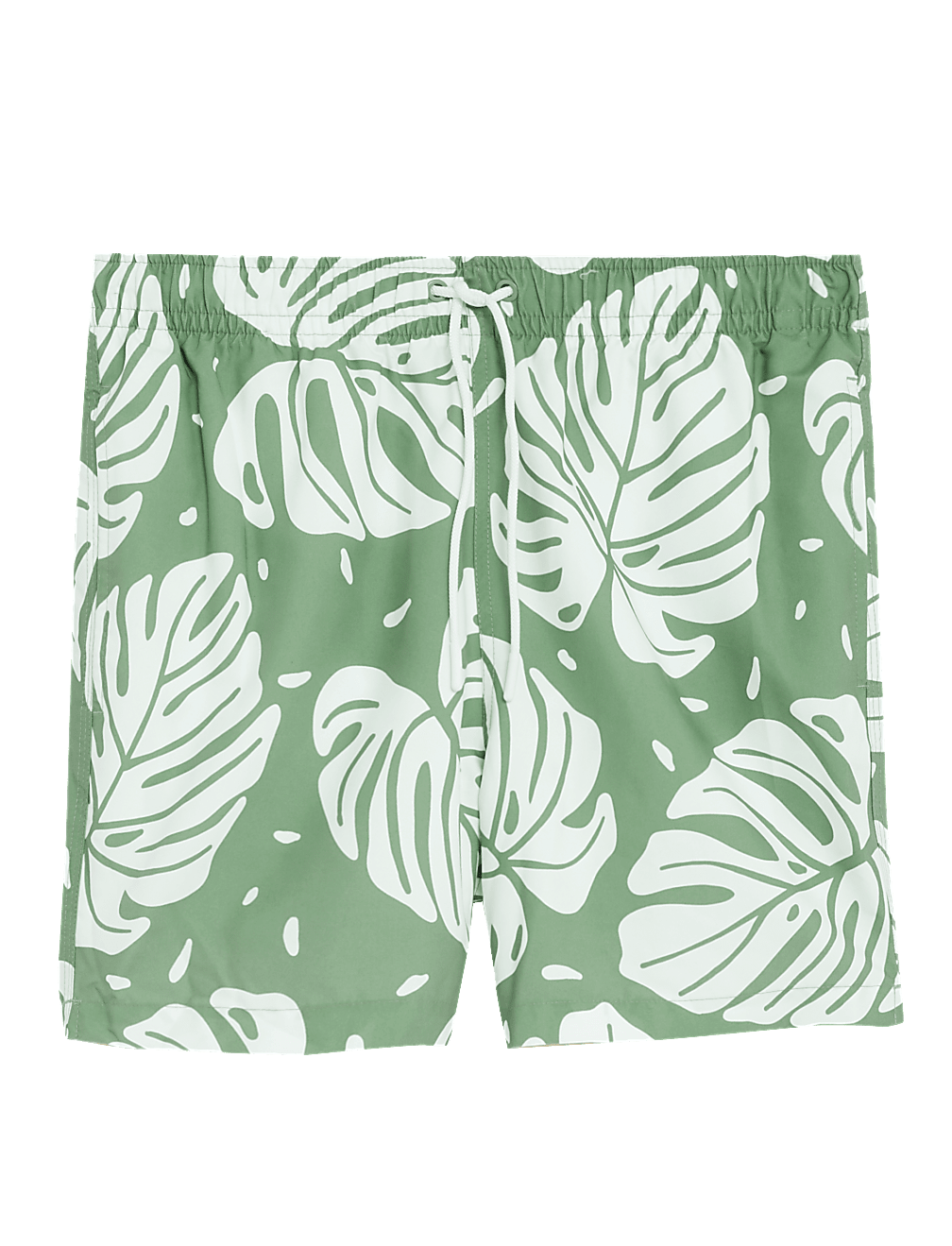 Quick Dry Palm Print Swim Shorts