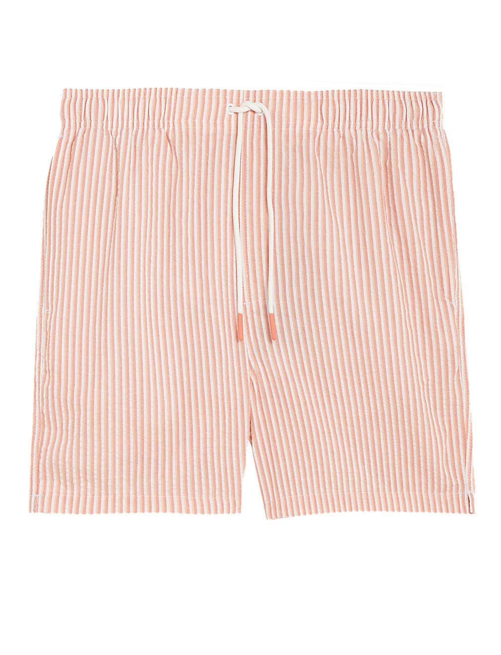 Quick Dry Striped Seersucker Swim Shorts