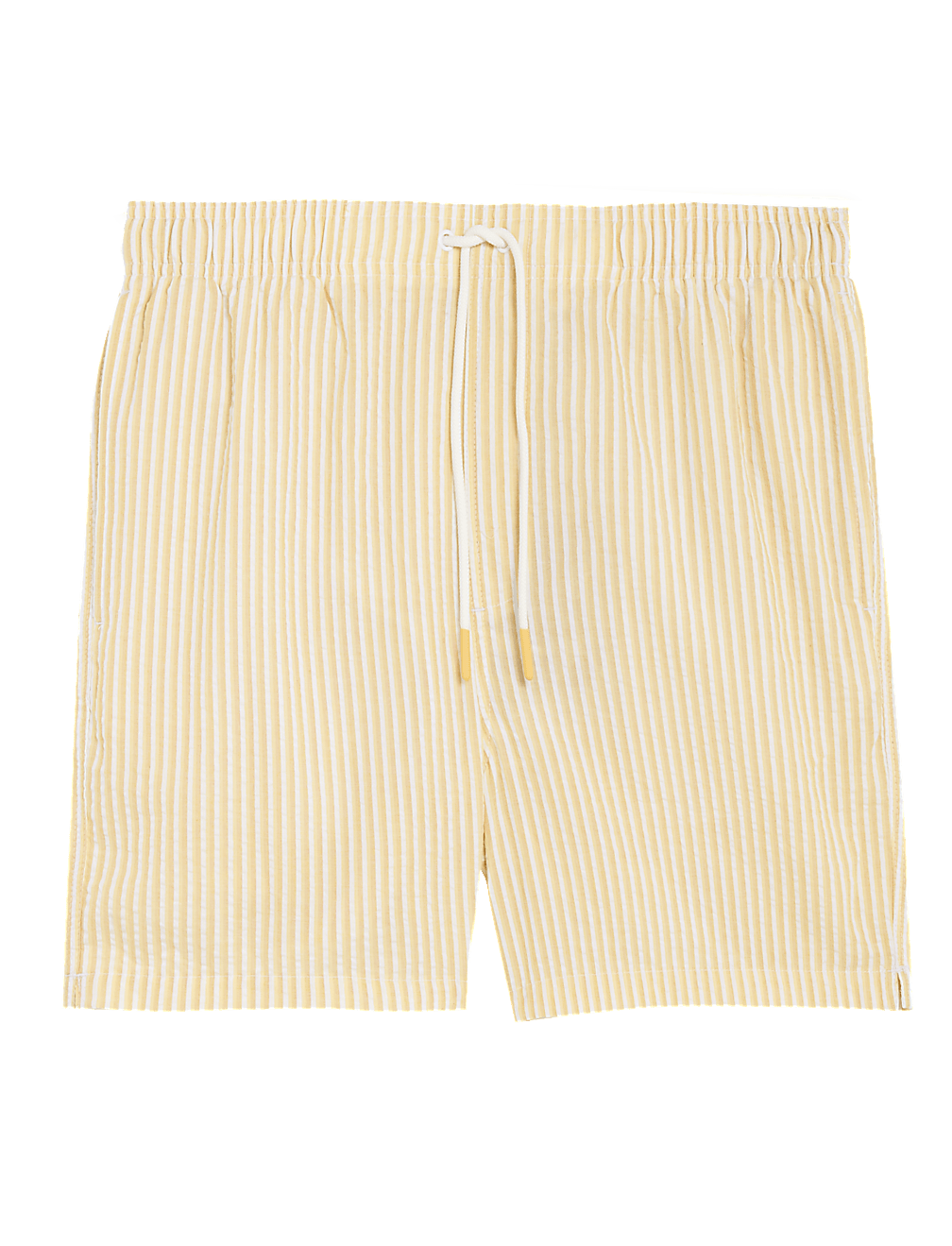 Quick Dry Striped Seersucker Swim Shorts