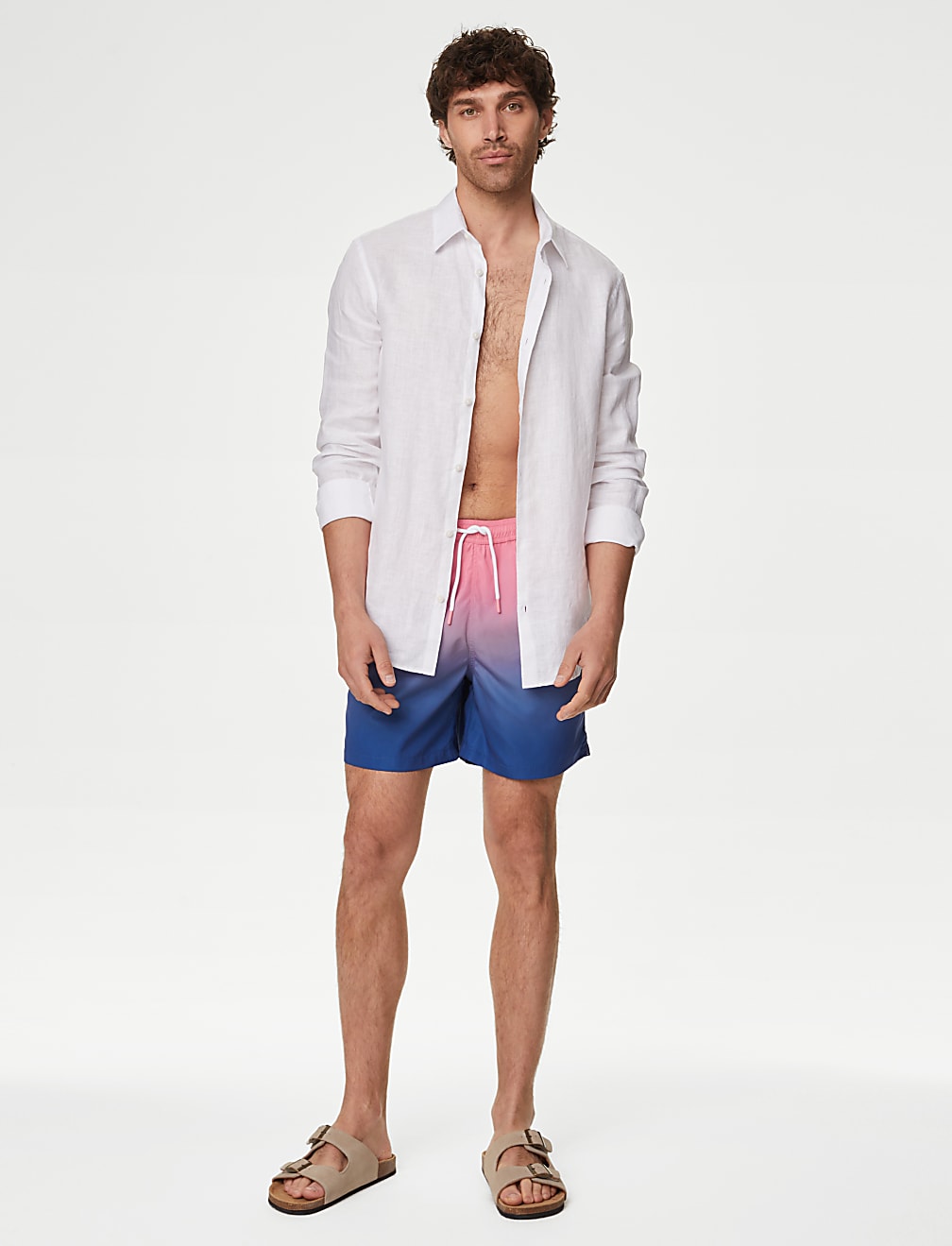 Quick Dry Ombre Swim Shorts