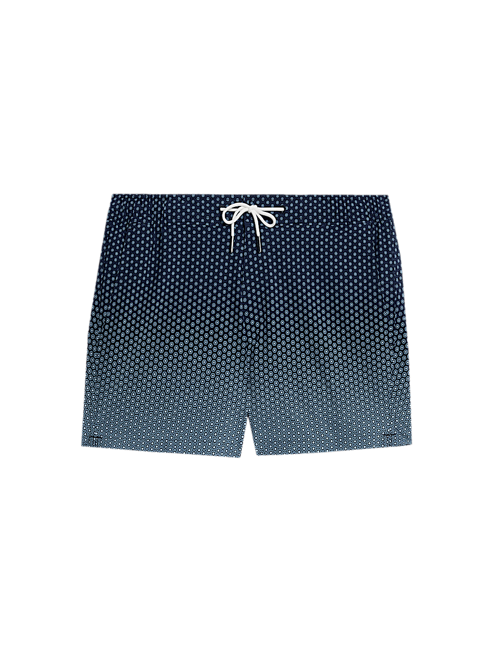 Quick Dry Stretch Geometric Print Swim Shorts