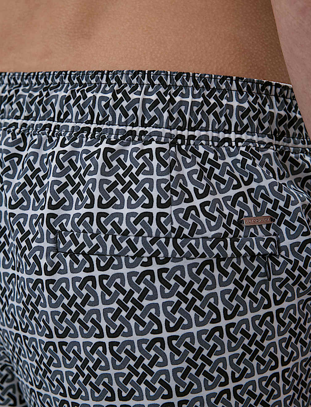 Quick Dry Geometric Print Swim Shorts