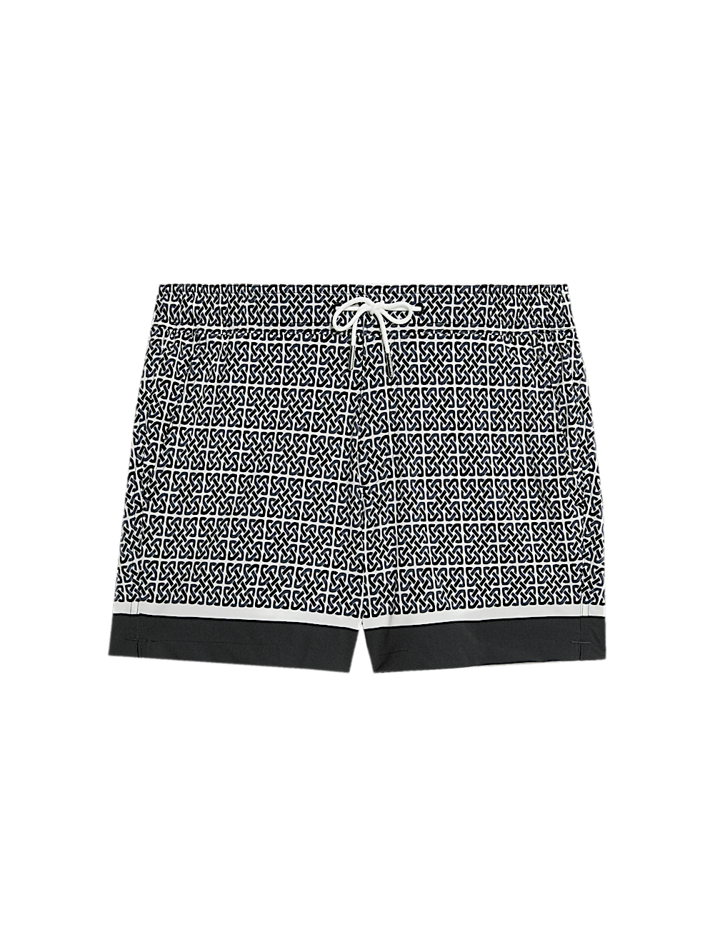 Quick Dry Geometric Print Swim Shorts