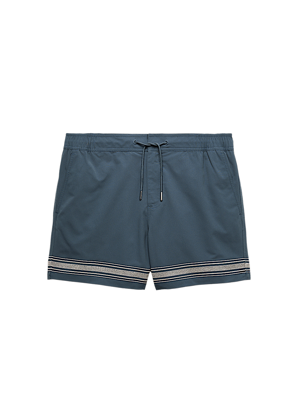 Border Embroidered Swim Shorts