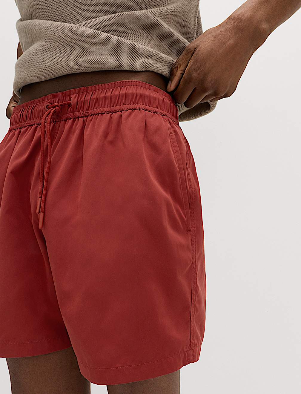 Quick Dry Plain Swim Shorts
