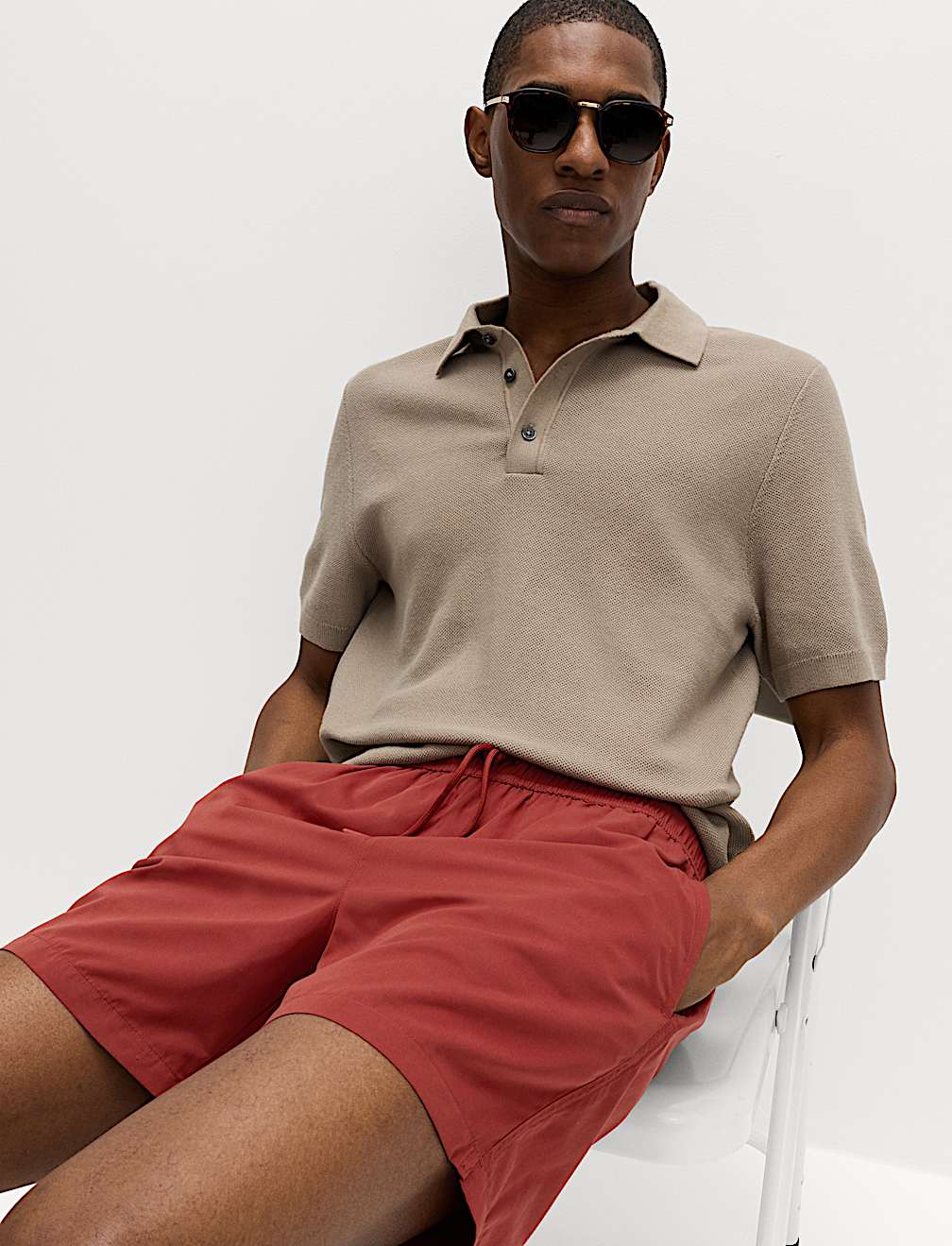 Quick Dry Plain Swim Shorts