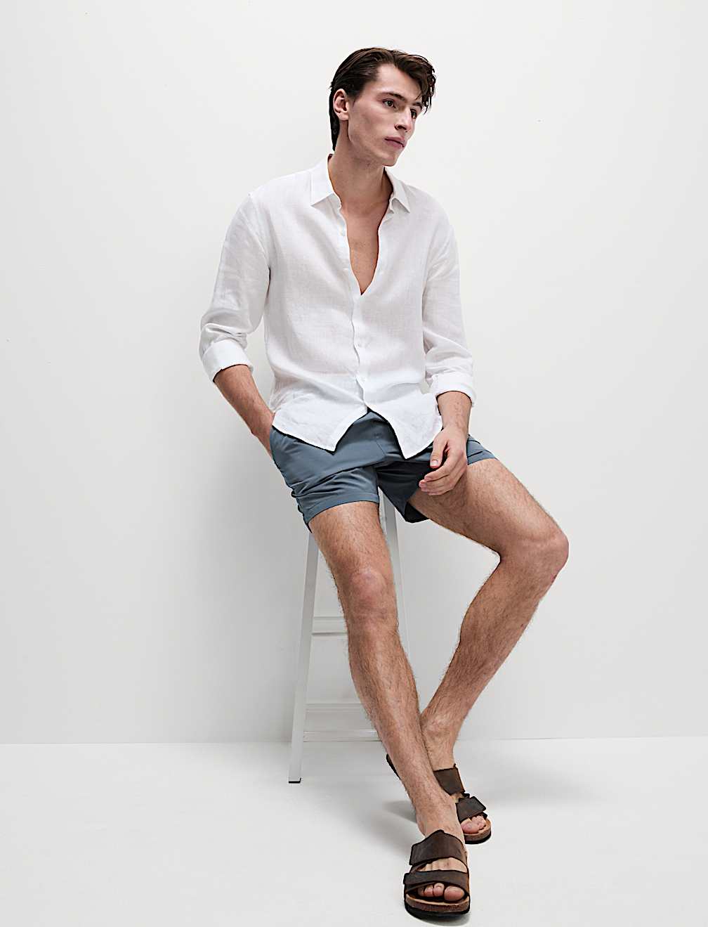 Quick Dry Plain Swim Shorts