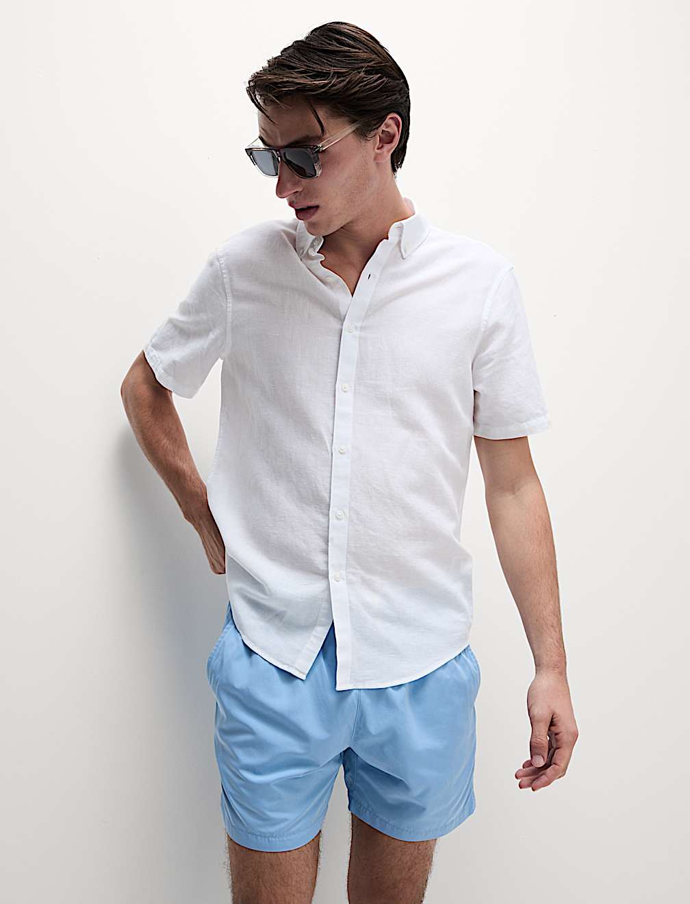 Quick Dry Plain Swim Shorts