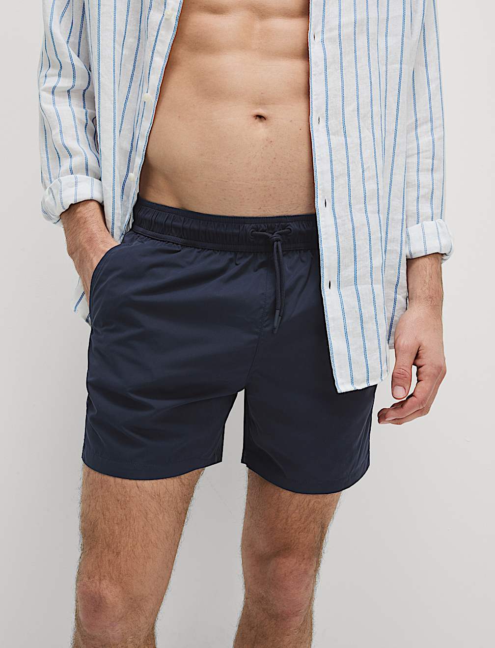 Quick Dry Plain Swim Shorts