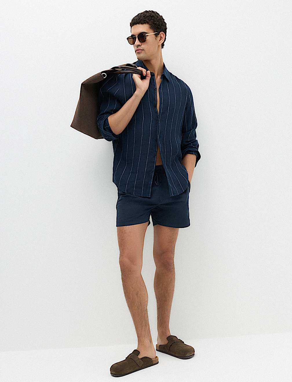 Quick Dry Plain Swim Shorts