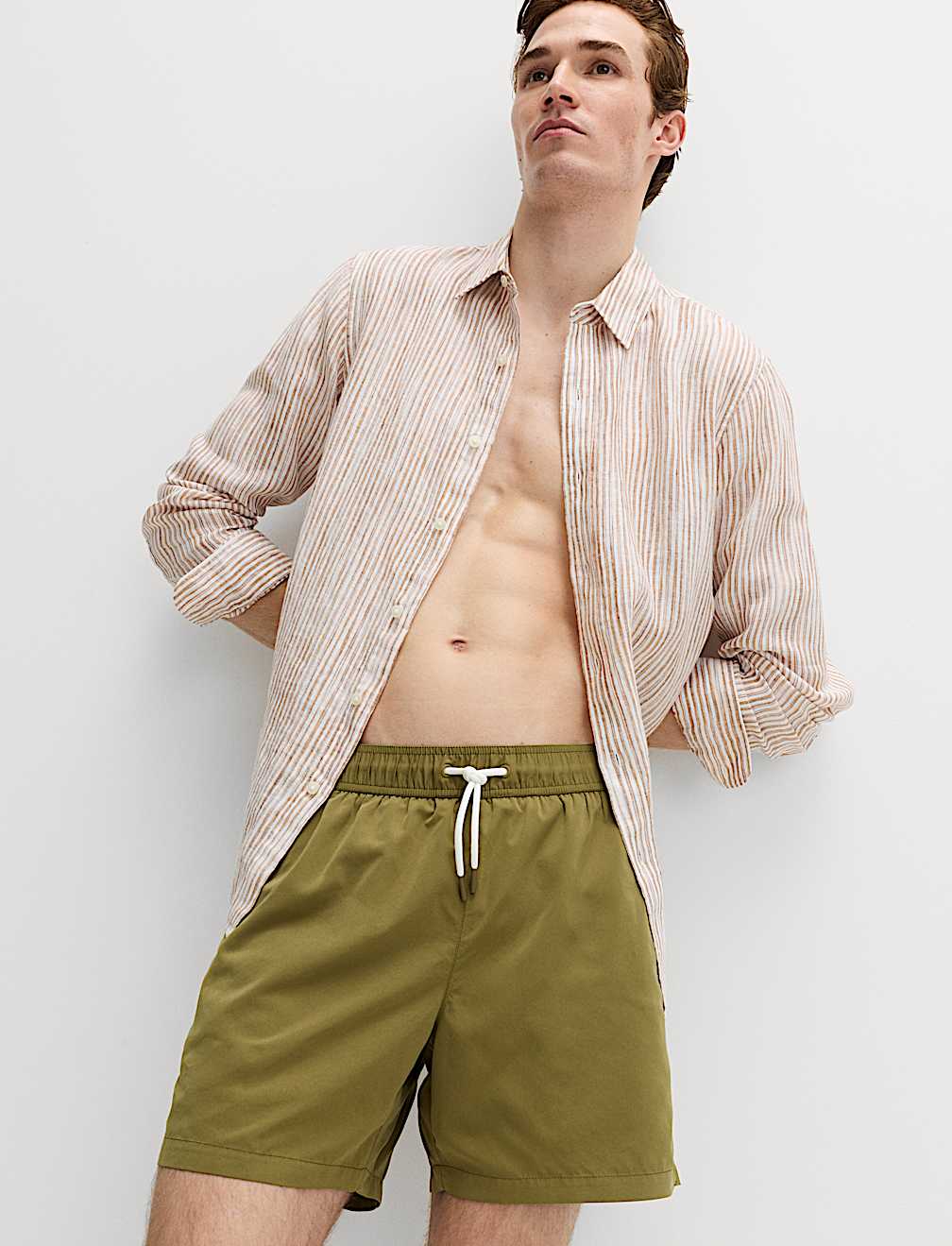 Quick Dry Plain Swim Shorts