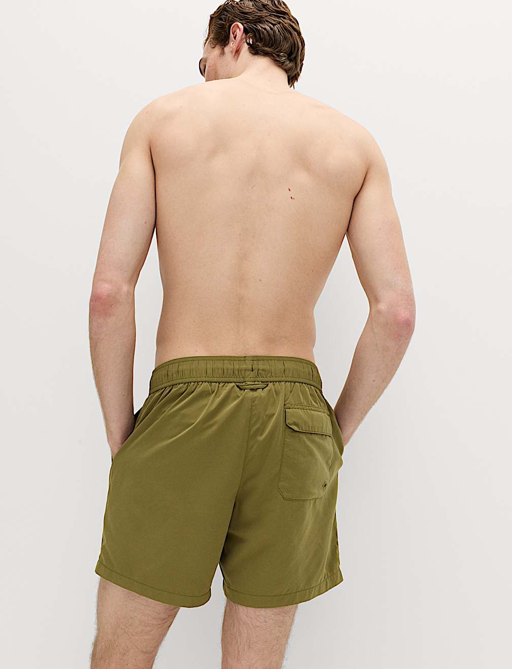 Quick Dry Plain Swim Shorts