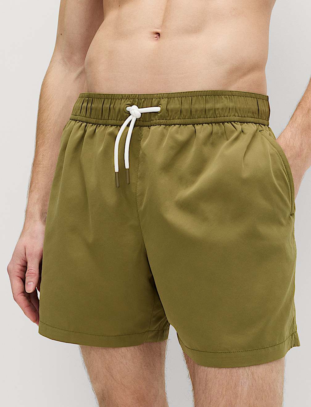 Quick Dry Plain Swim Shorts