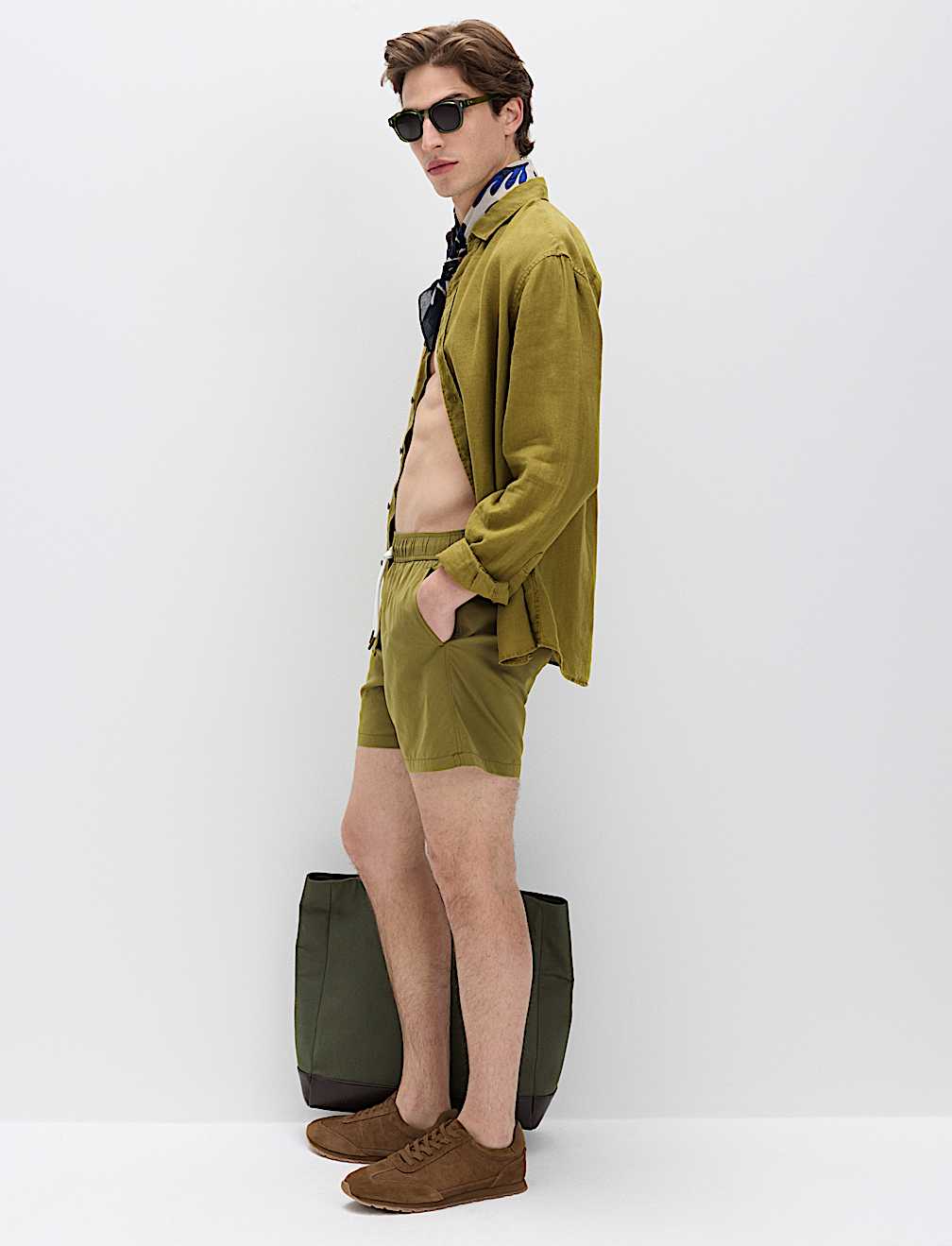 Quick Dry Plain Swim Shorts