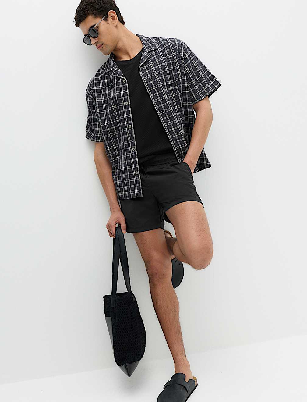 Quick Dry Plain Swim Shorts