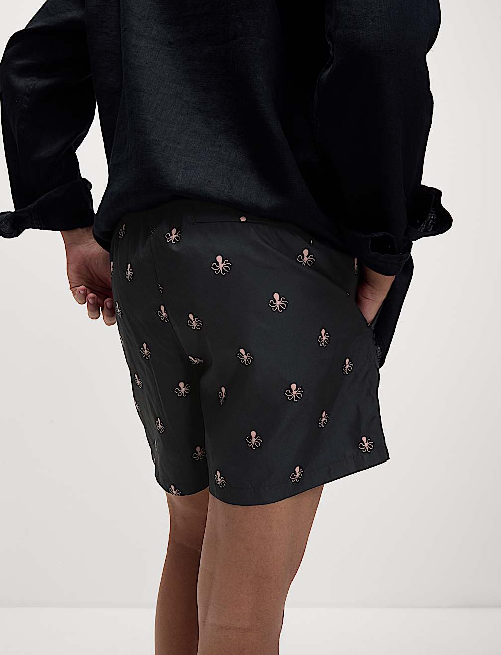 Quick Dry Printed Swim Shorts