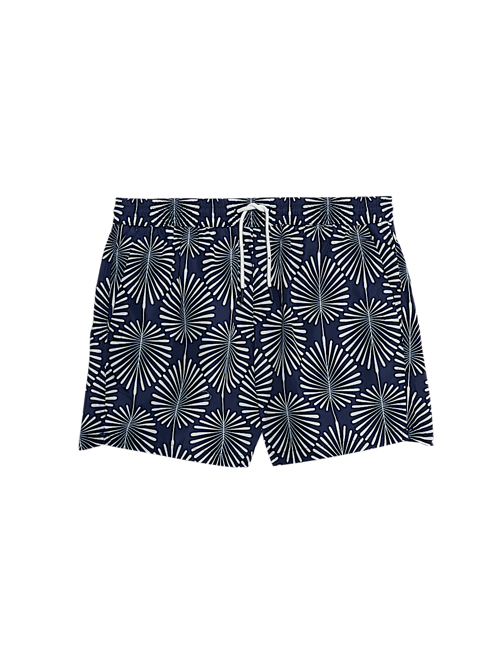 Quick Dry Woodblock Print Swim Shorts