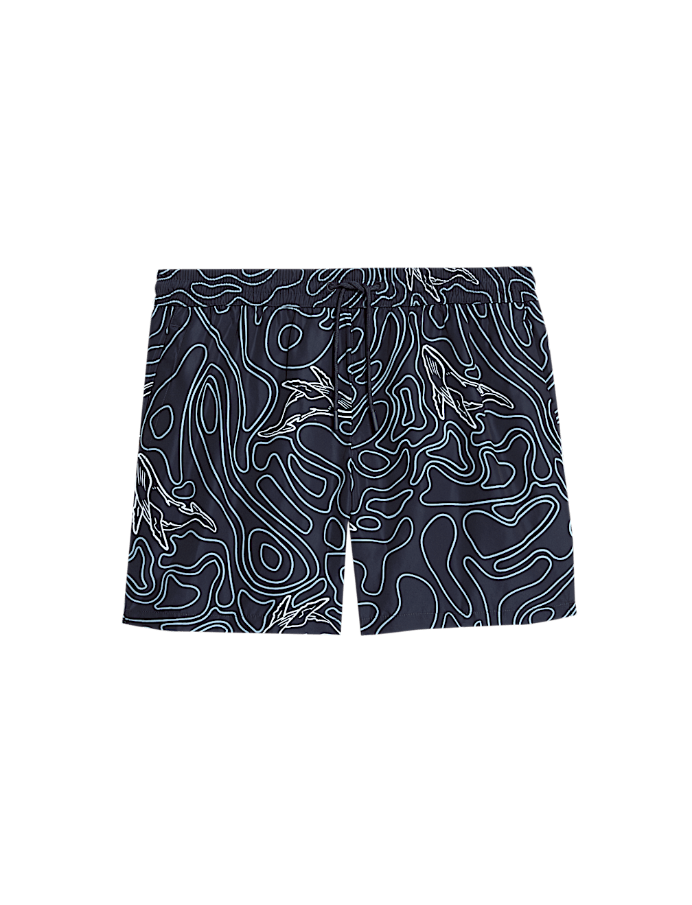 Quick Dry Printed Swim Shorts