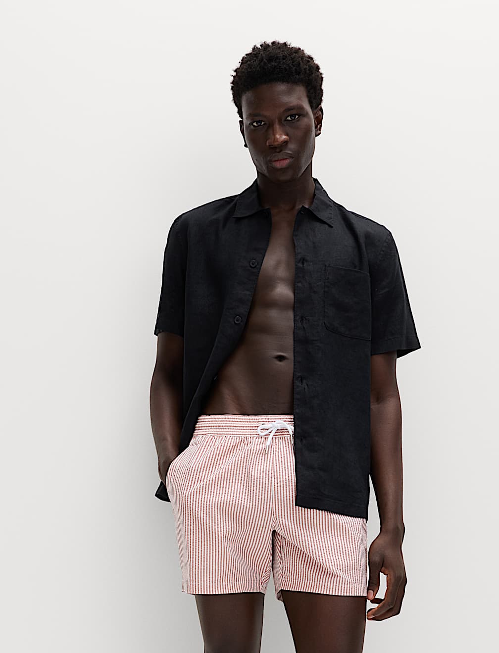 Seersucker Swim Shorts