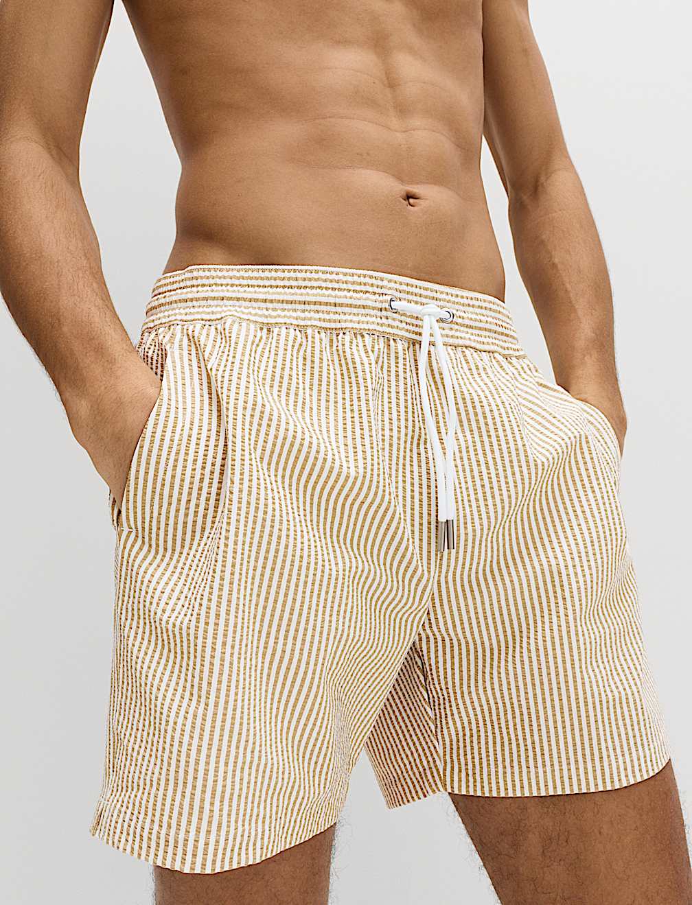 Seersucker Swim Shorts