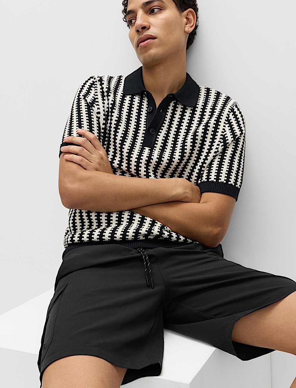 Quick Dry Longer Length Cargo Swim Shorts