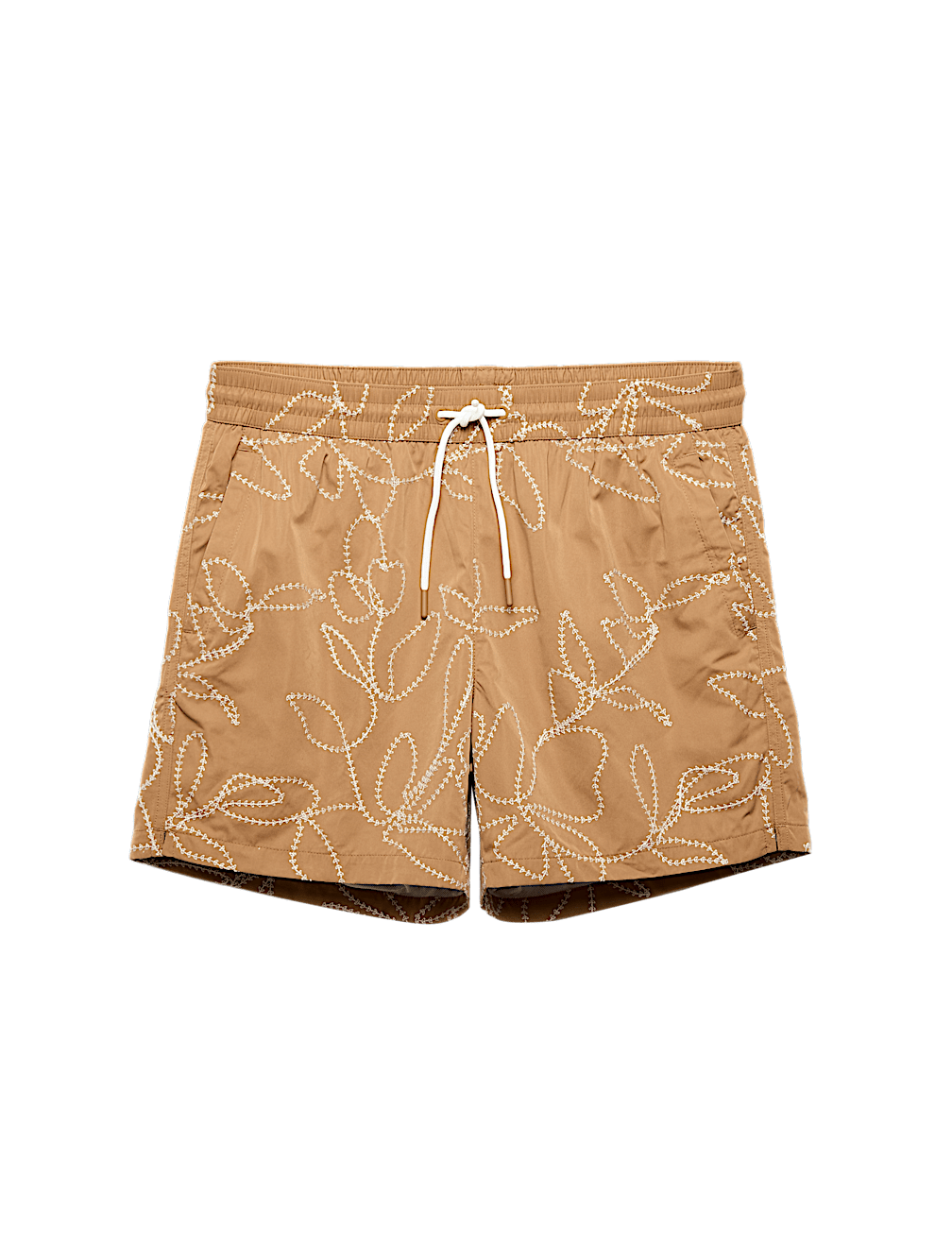 Quick Dry Embroidered Swim Shorts
