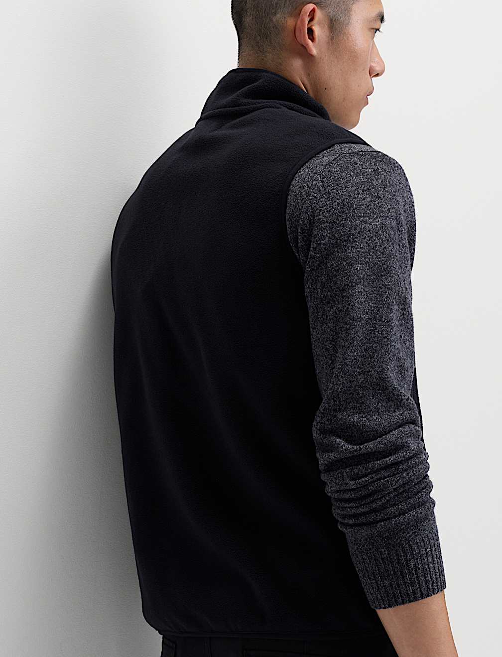 Micro Fleece Funnel Neck Gilet