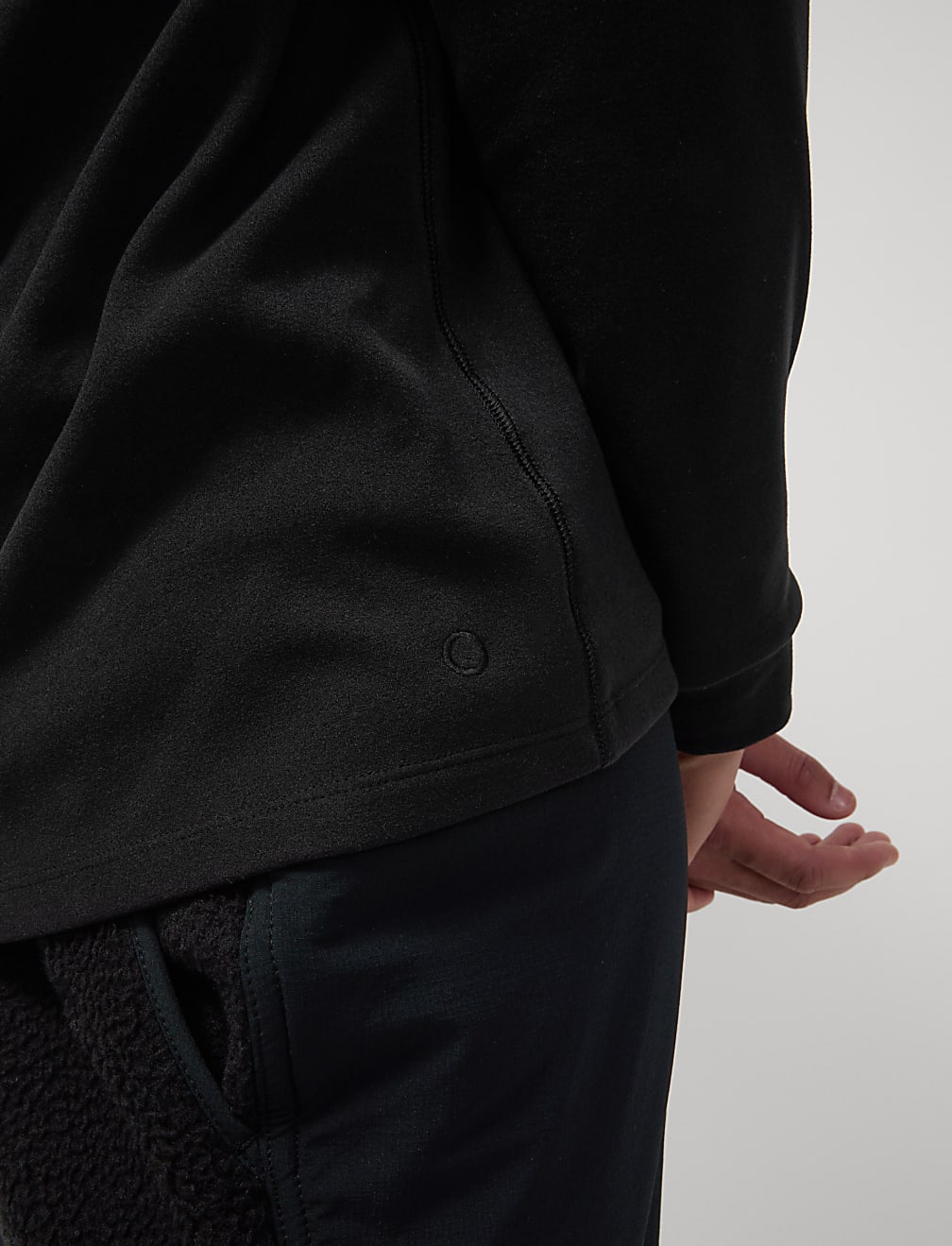 Fleece Funnel Neck Top