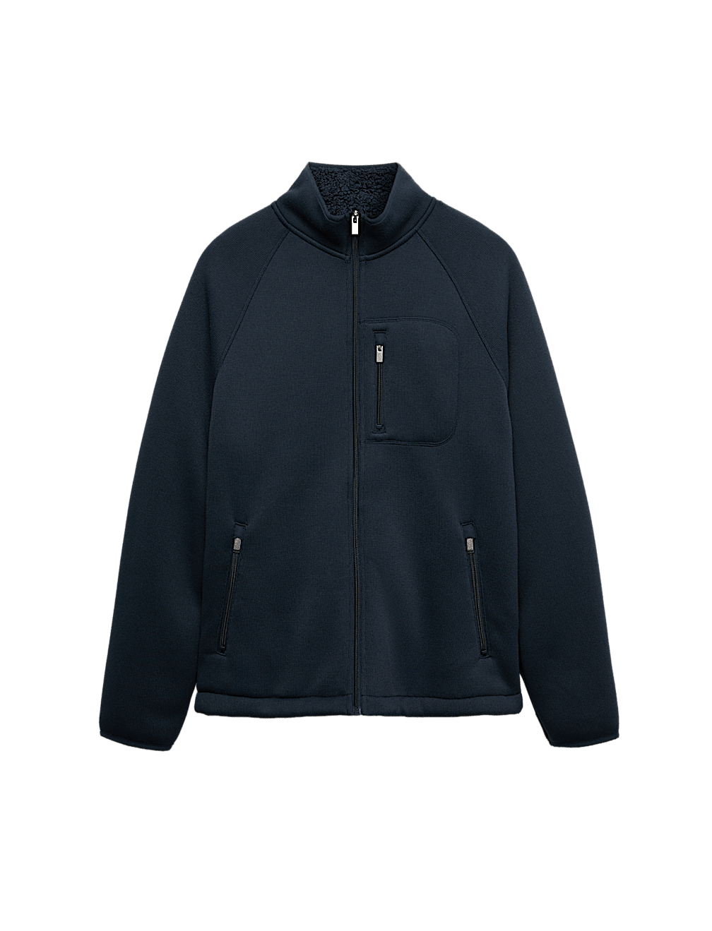 Zip Up Funnel Neck Fleece