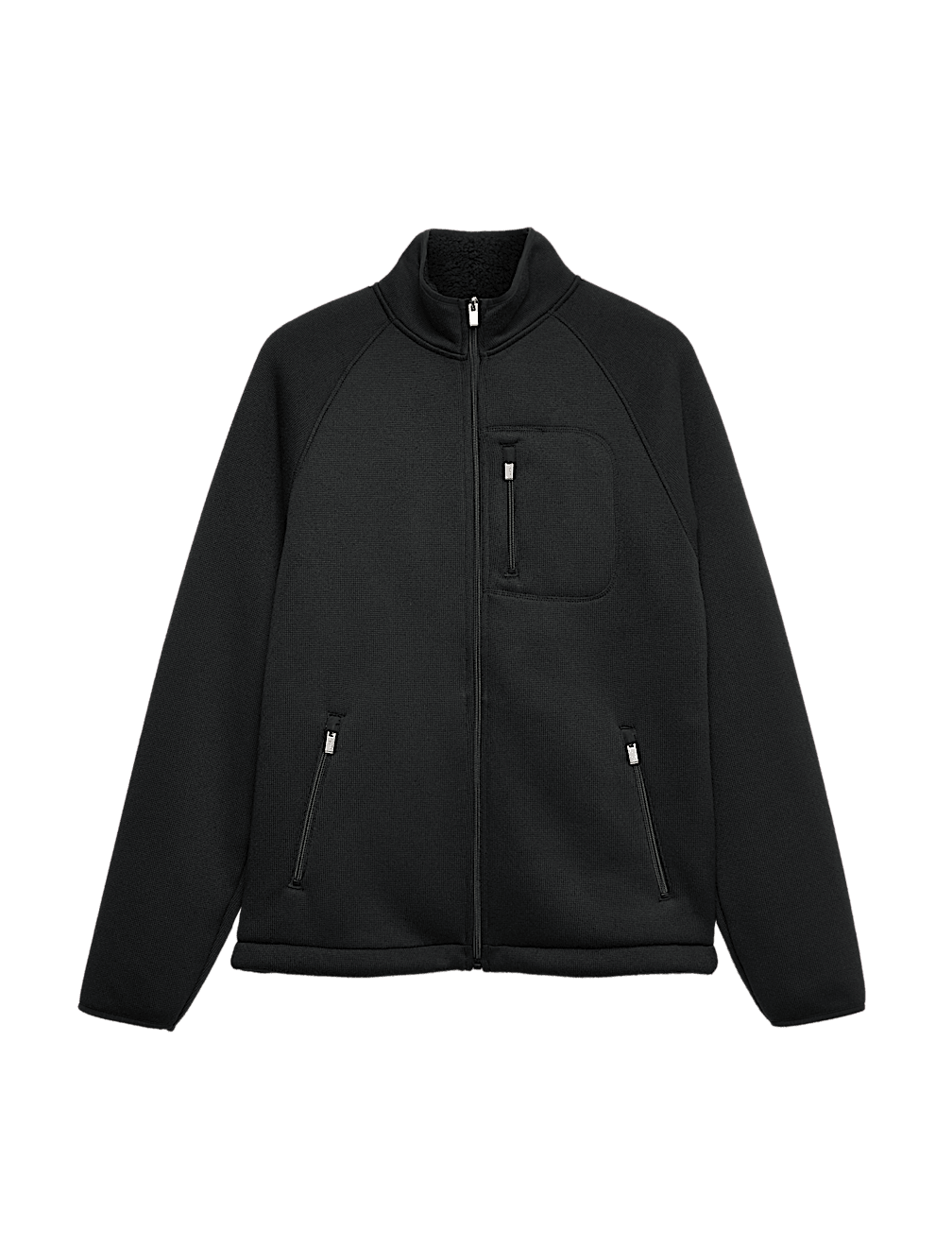 Zip Up Funnel Neck Fleece