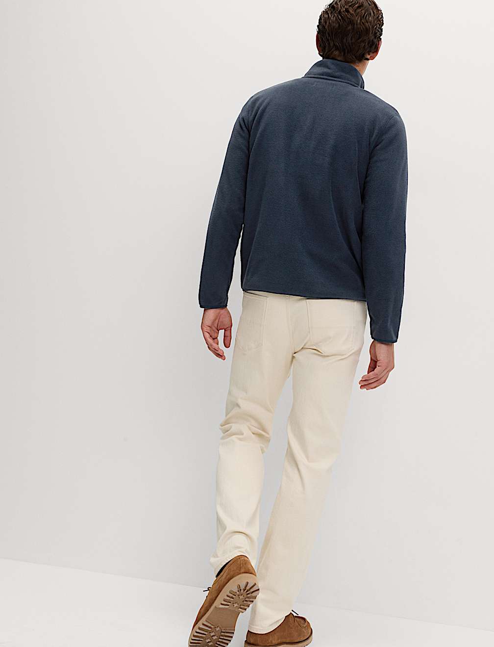 Half Zip Textured Fleece