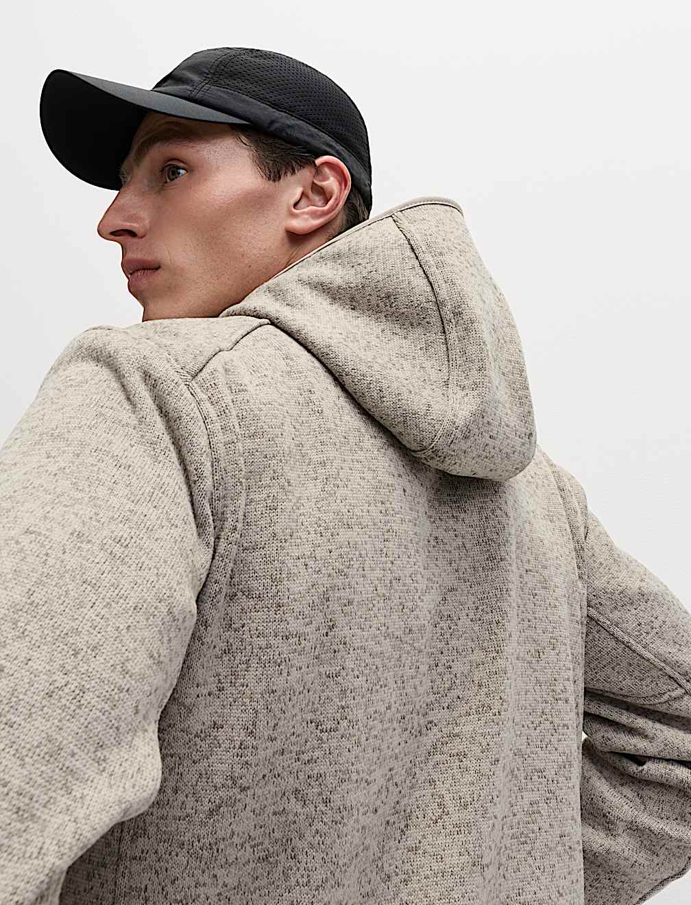 Tech Lightweight Knit Mix Hood