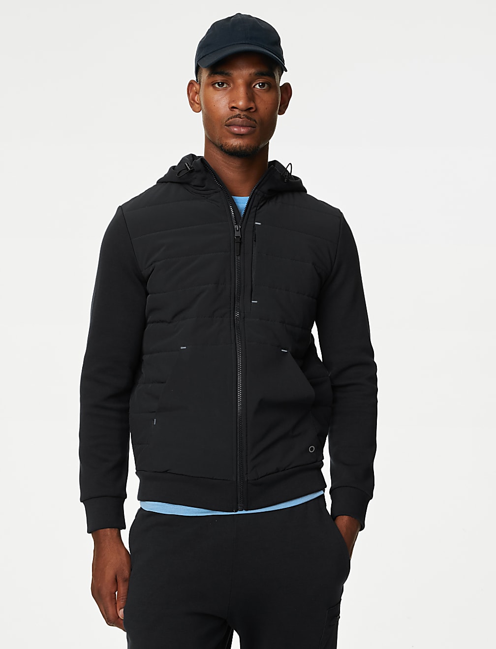 Go Easy Quilted Hoodie