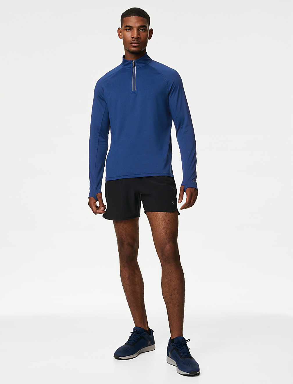 Half Zip Long Sleeve Top