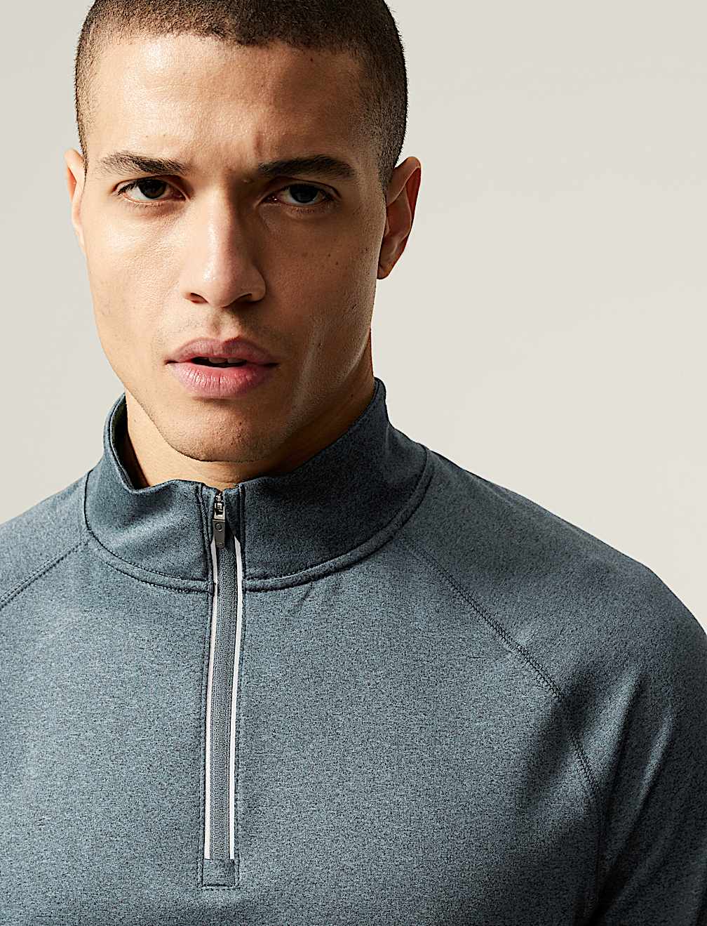 Half Zip Long Sleeve Top