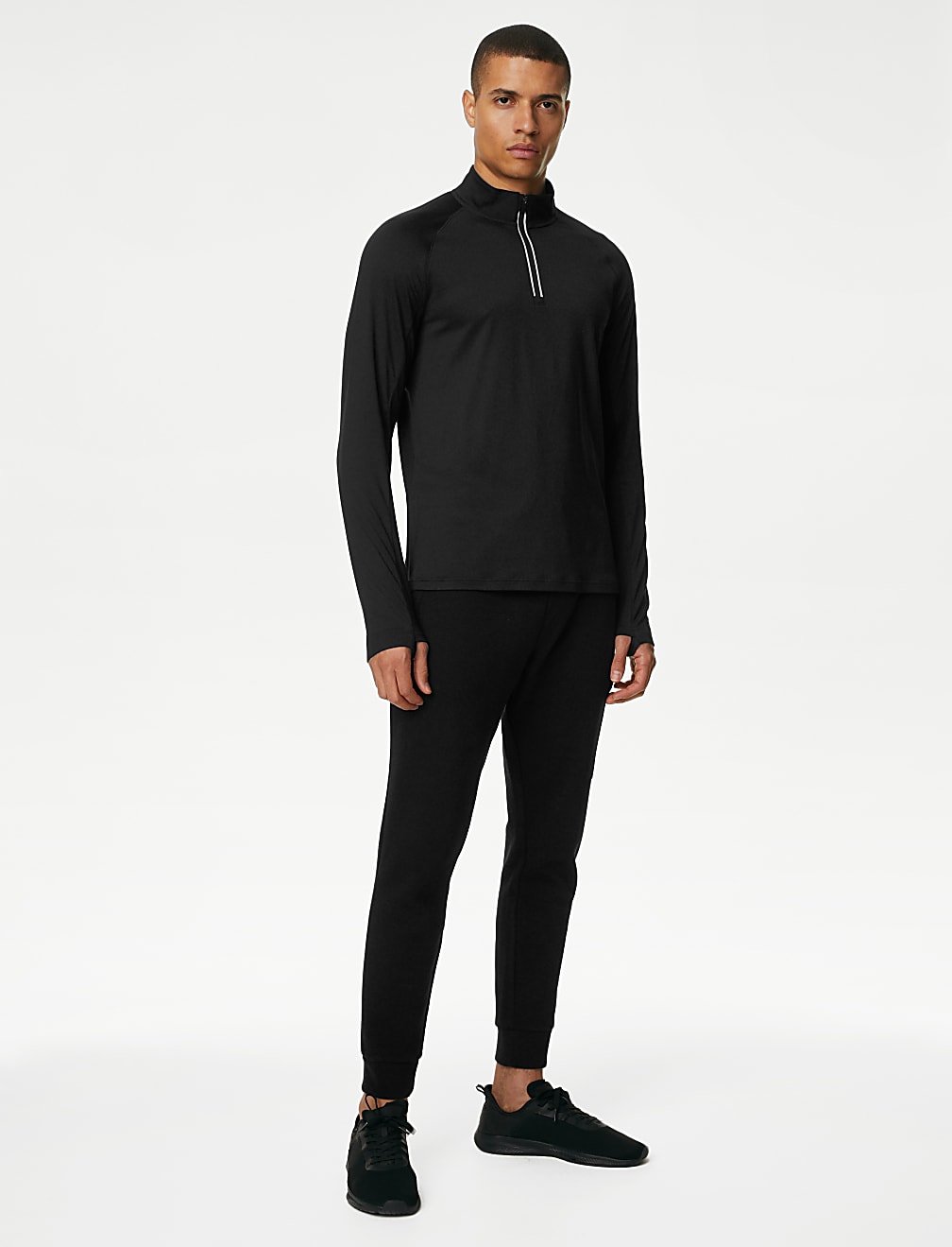 Half Zip Long Sleeve Top