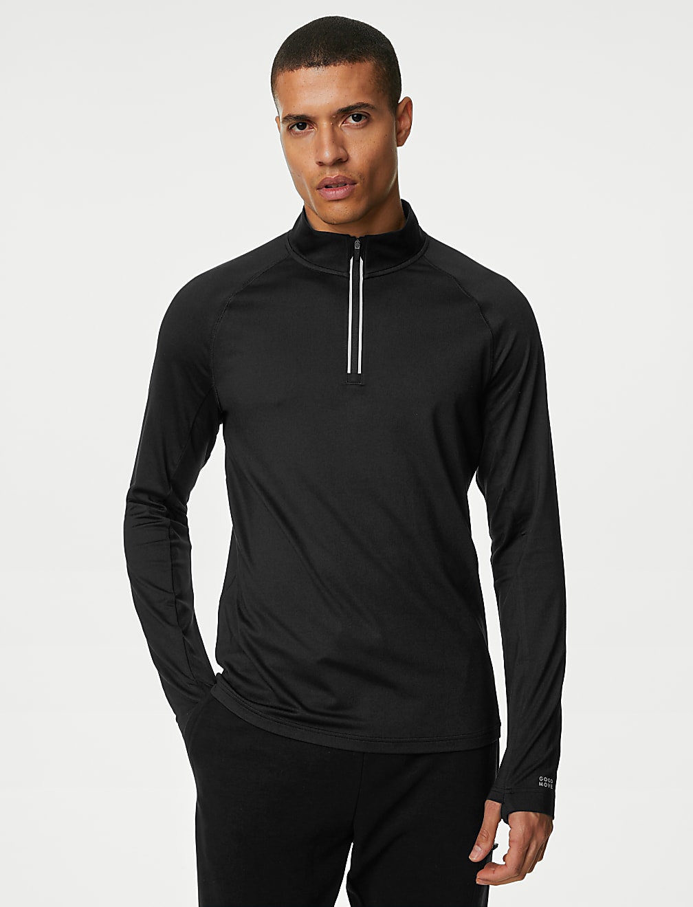 Half Zip Long Sleeve Top