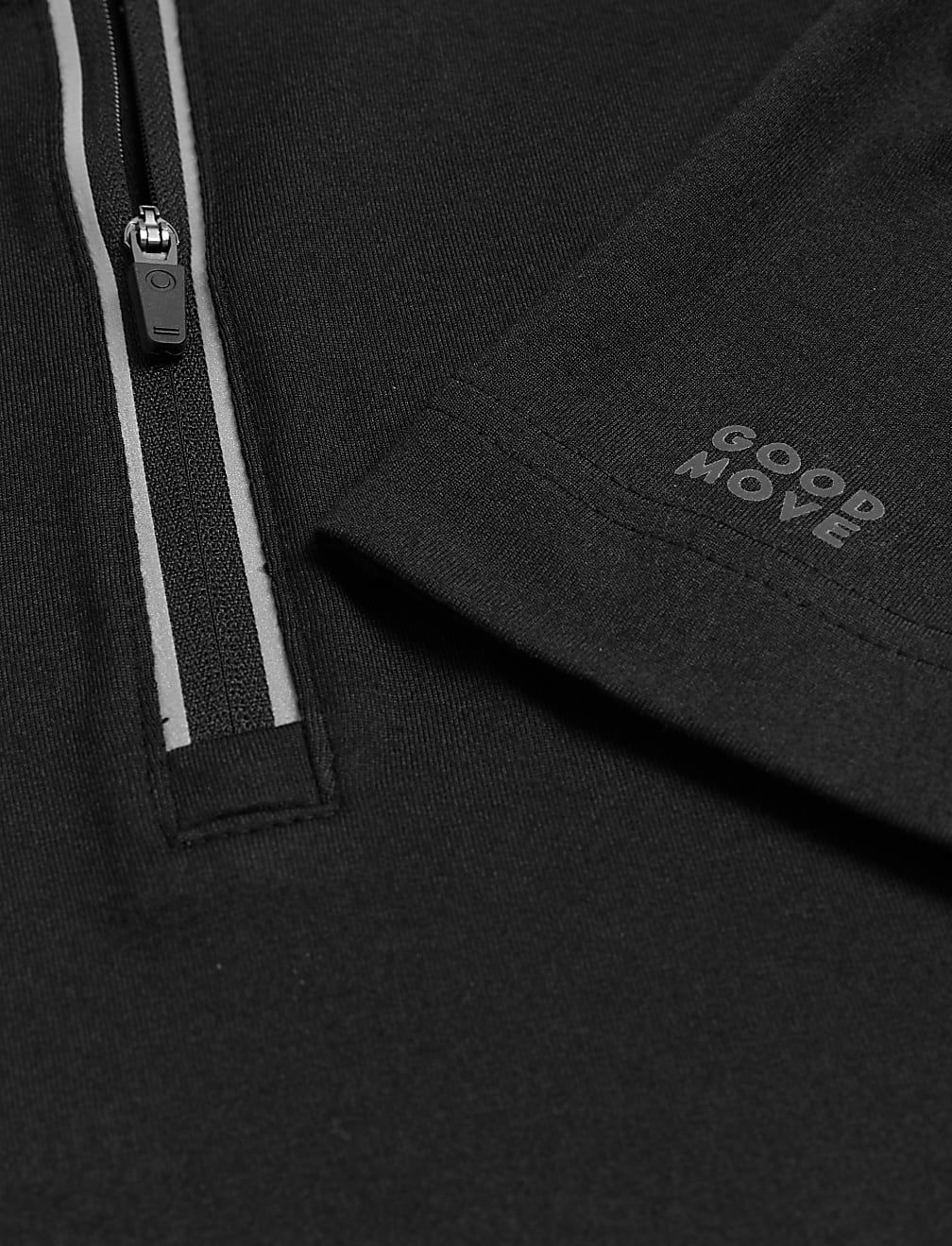 Half Zip Long Sleeve Top