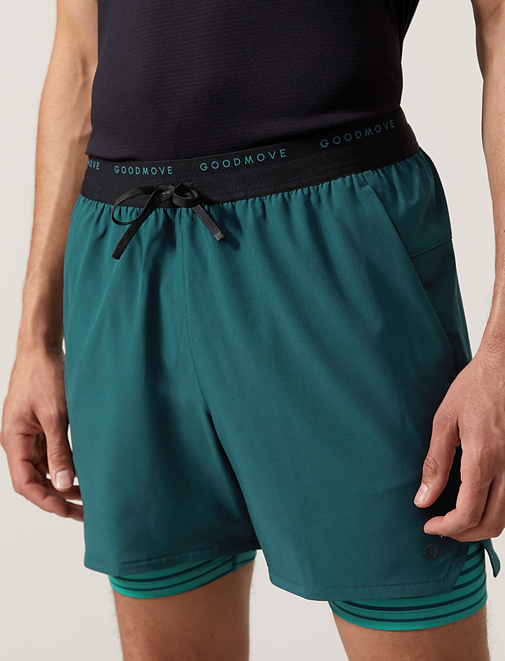 Double Layer Training Shorts