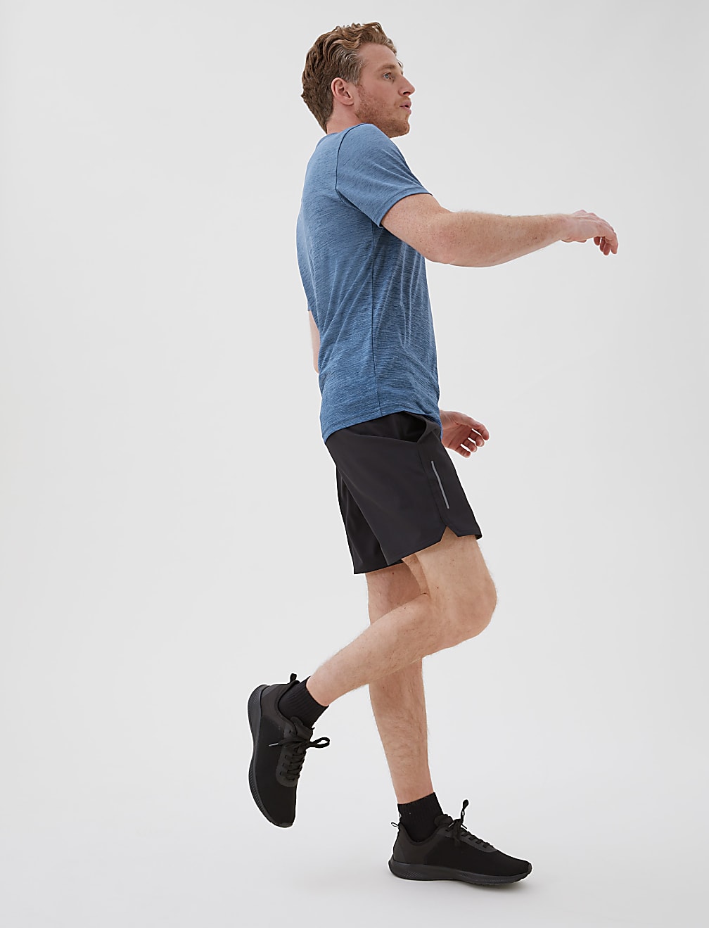 Slim Fit Ombre Training T-Shirt