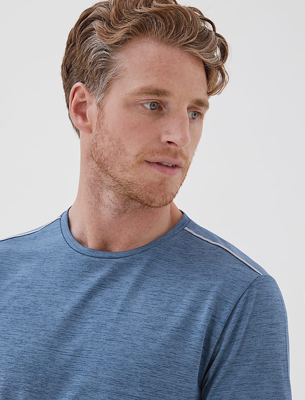 Slim Fit Ombre Training T-Shirt