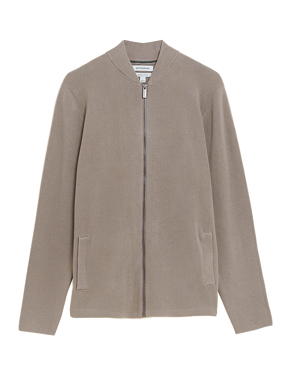 Premium Cotton Zip Up Knitted Bomber