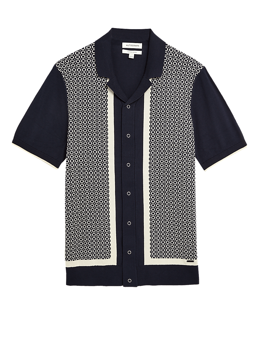 Cotton Rich Short Sleeve Knitted Polo Shirt